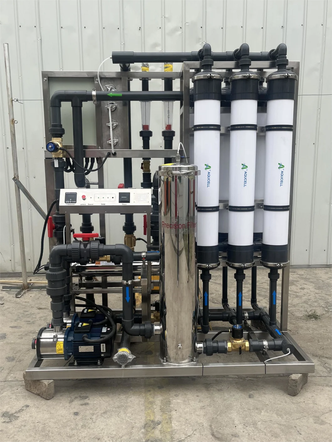 6tph UF Water Treatment Equipment Ultrafiltration System for River Water Well Water Purification