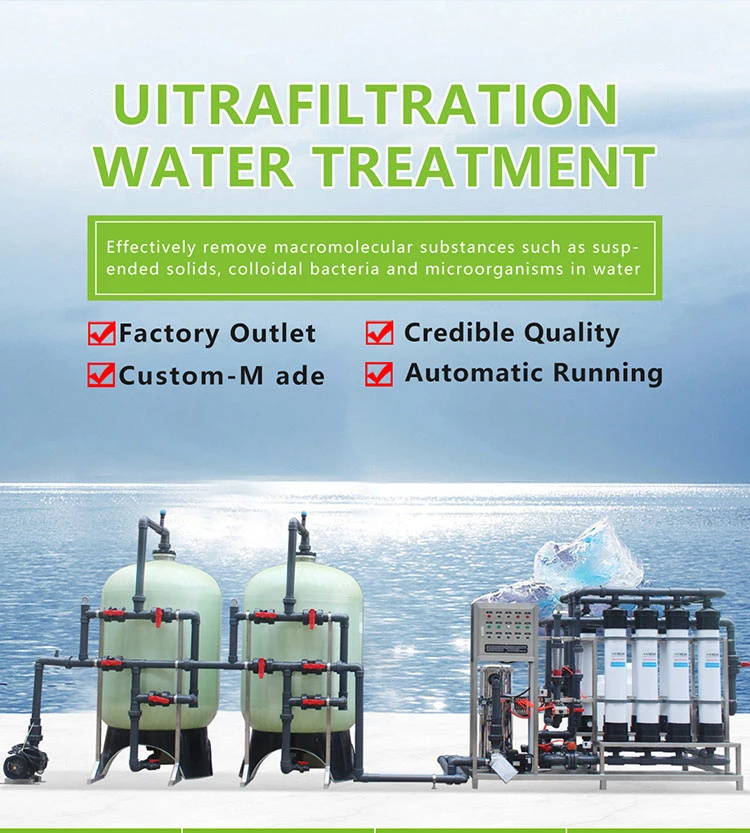 8000L Ultrafiltration Filter Hot Sale UF Membrane Ultrafiltratied Water Machine