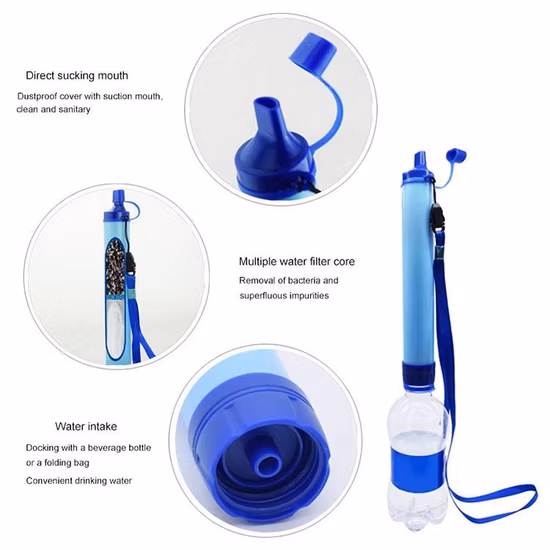 Outdoor Camping Hiking Emergency Life Survival Portable Purifier Water Filter